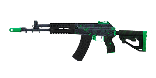 AK17 RIFLE | Cloaked, Broken-In, Stat Boost