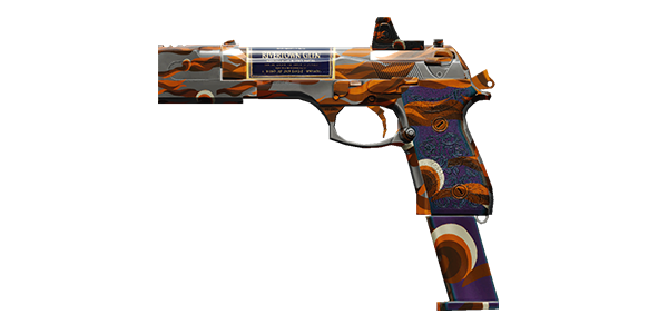 BERNETTI 9 PISTOL | Brown River, Battle-Worn