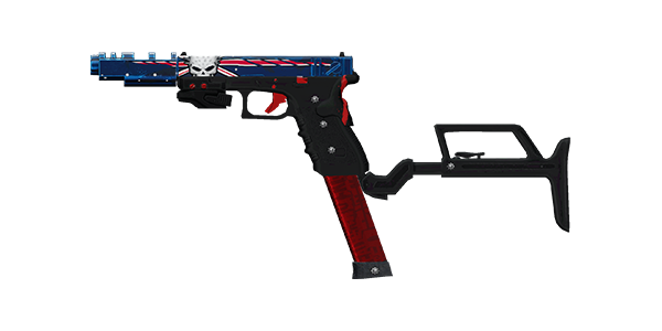 STRYK 18C PISTOL | Offensive Monarch, Battle-Worn