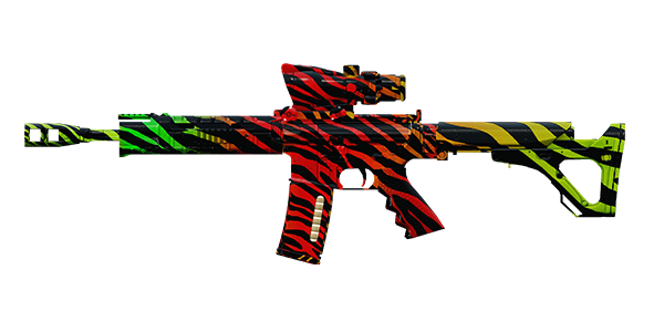 CAR-4 RIFLE | Fade Zebra, Mint-Condition