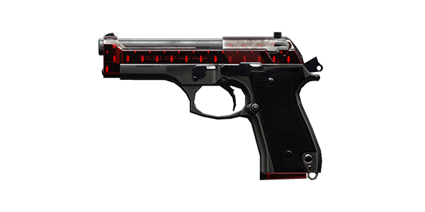 BERNETTI 9 PISTOL | Blood Dragon, Mint-Condition, Stat Boost