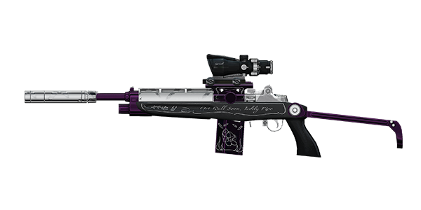 M308 RIFLE | Plush Phoenix, Battle-Worn, Stat Boost