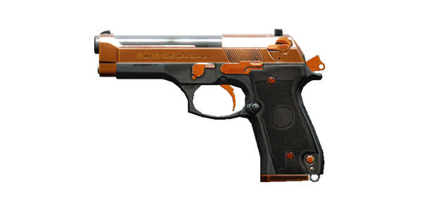 BERNETTI 9 PISTOL | Copper, Battle-Worn