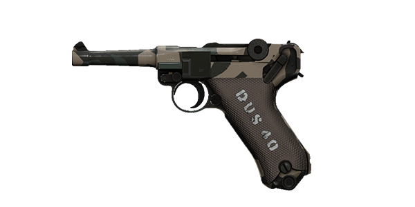 PARABELLUM PISTOL | Little Georg, Battle-Worn, Stat Boost