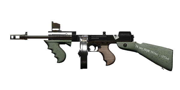 CHICAGO TYPEWRITER SUBMACHINE GUN | Royal Order, Battle-Worn