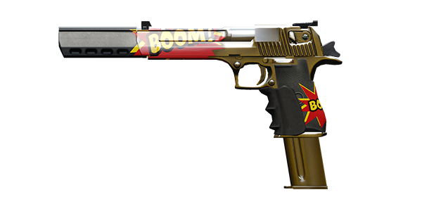 DEAGLE PISTOL | BOOM!, Broken-In, Stat Boost