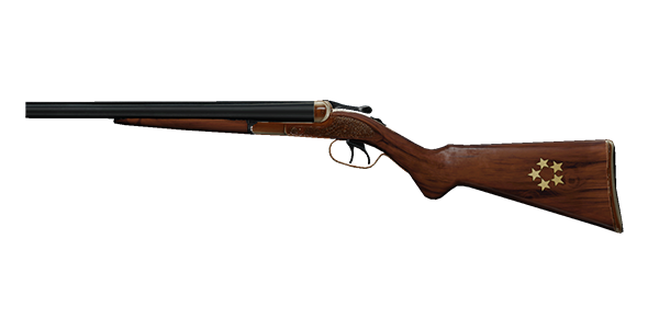 MOSCONI 12G SHOTGUN | The Five Brass, Lightly-Marked, Stat Boost
