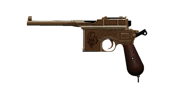 BROOMSTICK PISTOL | Golden Serpent, Lightly-Marked, Stat Boost