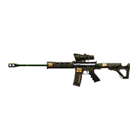 CAR-4 RIFLE | Safe Crasher, Battle-Worn