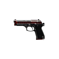 BERNETTI 9 PISTOL | Blood Dragon, Battle-Worn, Stat Boost