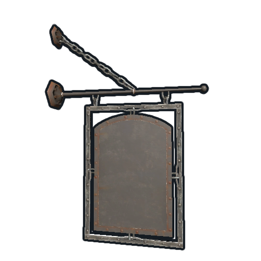 Two Sided Hanging Sign