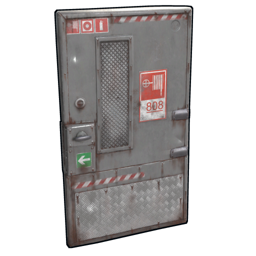 Grey Fire Door