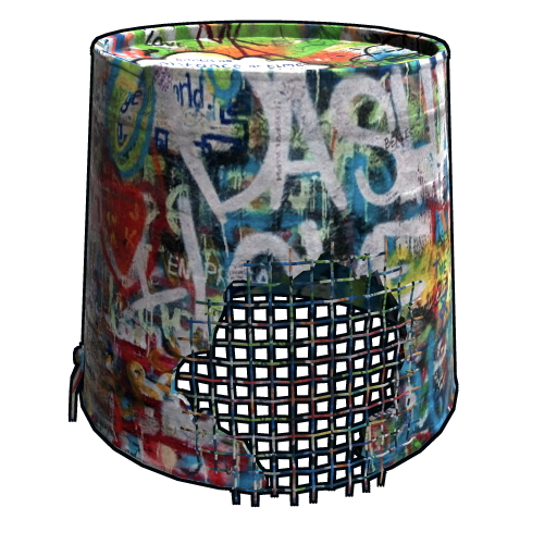 Graffiti Bucket Helmet