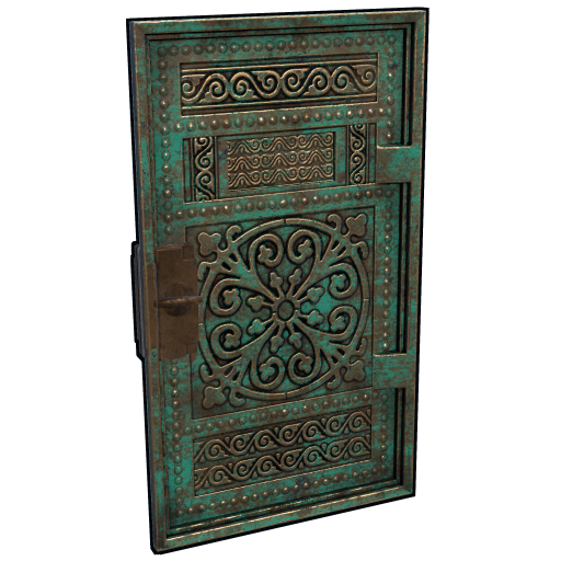 Corroded Bronze Door