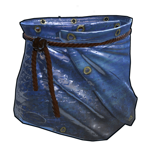Blue Tarp Skirt