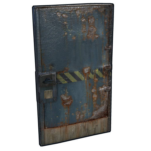 Hazard Metal Door