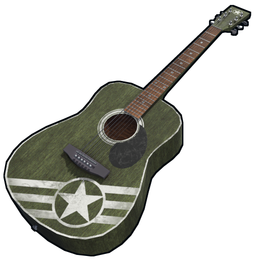 Army Acoustic Guitar