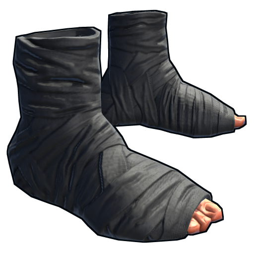 Burlap Ninja Slippers