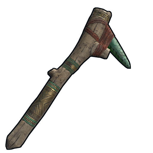 Aztec Jade Pick Axe