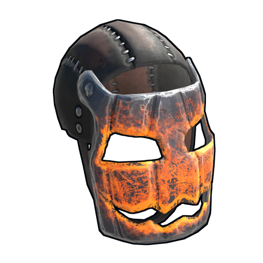 Glowing Metal Pumpkin Mask