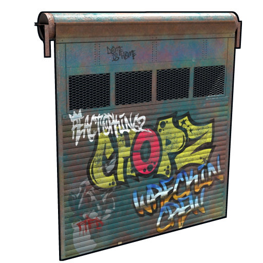 Chop Shop Garage Door