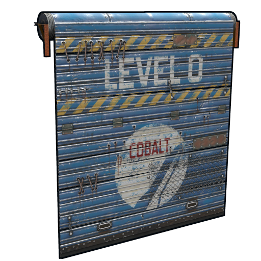 Cobalt Space Door