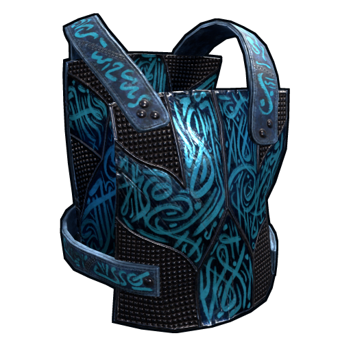 Azul Metal Chest Plate