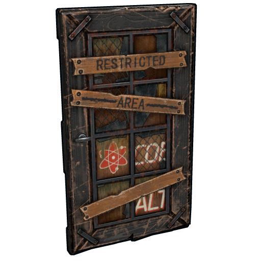 Cobalt Wooden Door
