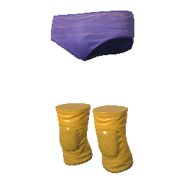 Skin: Fiery Rage Trunks and Kneepads