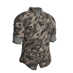 Skin: Camo Tan Flannel Shirt