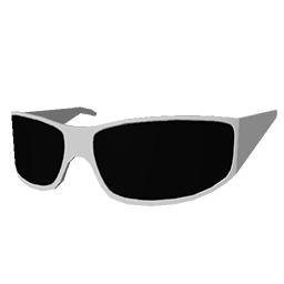 Skin: White Biker Shades