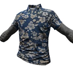 Blue Aloha Polo