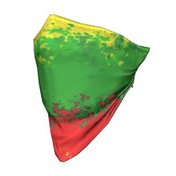 Rasta Face Bandana
