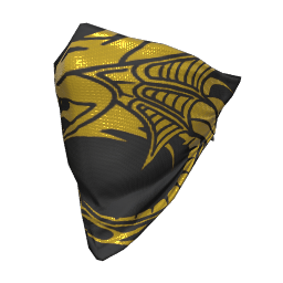 Golden Dragon Face Bandana