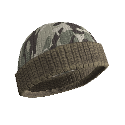 Brown Camo Beanie