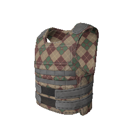 Brown Argyle Body Armor