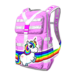 Rainbow Unicorn Military Backpack