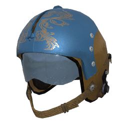 Blue Bomber Aviator Helmet