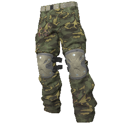 Green Camo Padded Pants