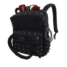 Vixen Black Military Backpack