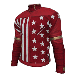 Patriotic Red Military Shirt