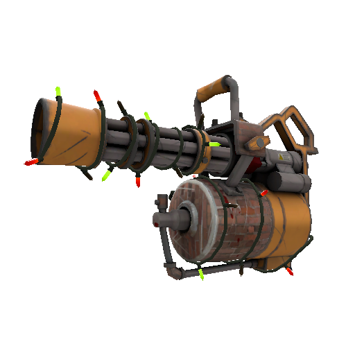 Strange Festive Brick House Minigun (Field-Tested)
