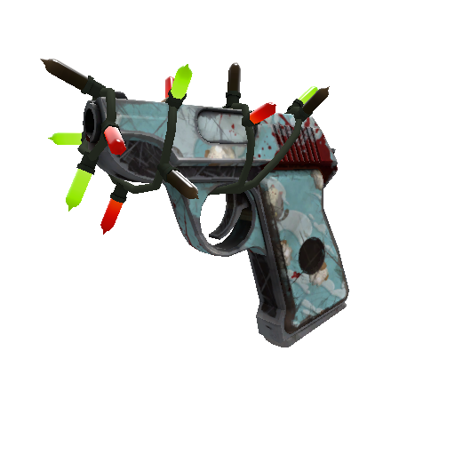 Festive Blue Mew Pistol (Well-Worn)