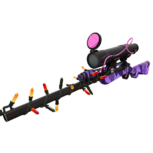 Festive Specialized Killstreak Purple Range Sniper Rifle (Minimal Wear)