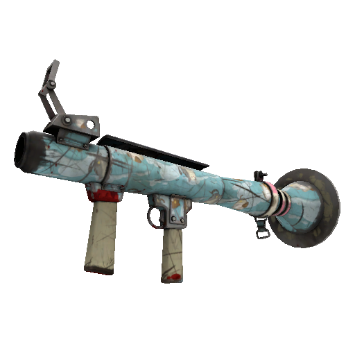 Blue Mew Rocket Launcher (Battle Scarred)