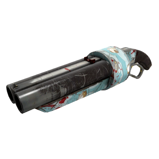 Killstreak Blue Mew Scattergun (Well-Worn)