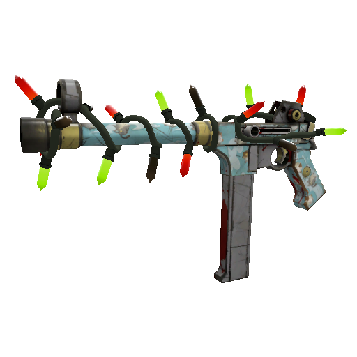 Festivized Blue Mew SMG (Well-Worn)