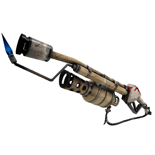 Strange Cardboard Boxed Flame Thrower (Well-Worn)