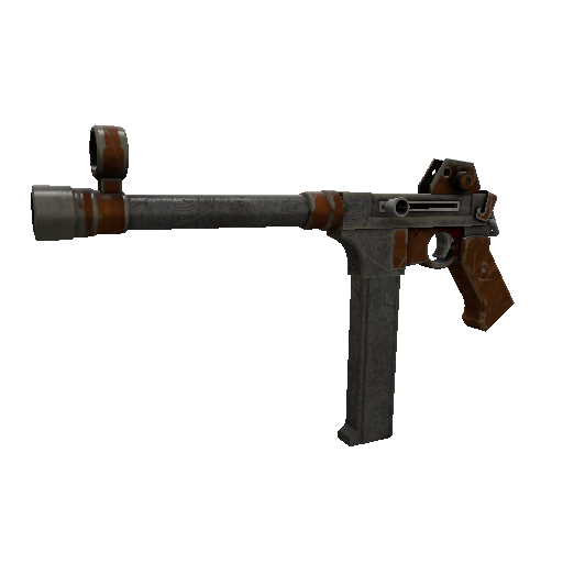 Damascus & Mahogany SMG (破损不堪)