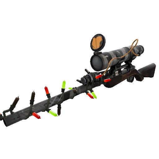 Unusual Festivized Professional Killstreak Night Owl Sniper Rifle (Well-Worn)